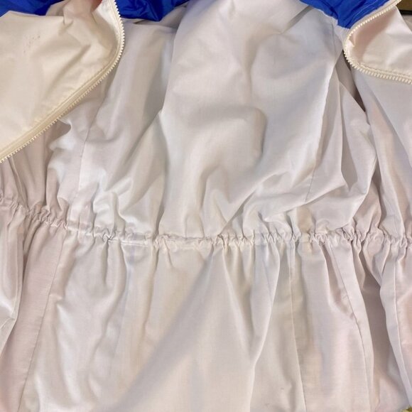 Vintage Red White Blue Long Windbreaker Jacket XL - Picture 13 of 14